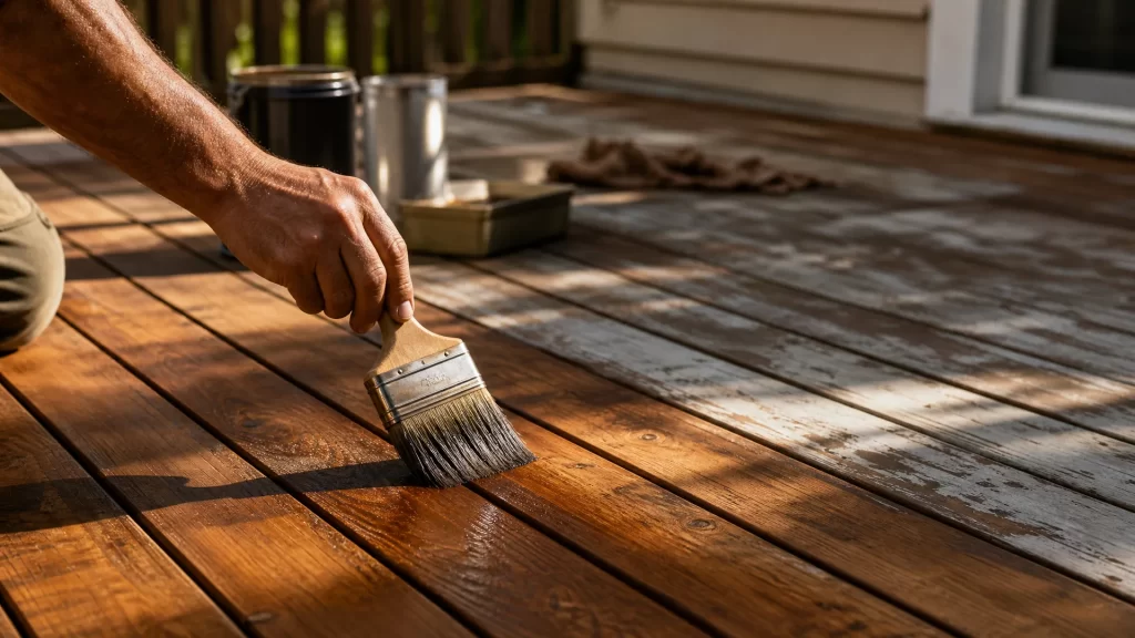 Wood Staining Vs. Painting for Decks — Which Holds up Longer?